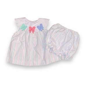 3/$15 Vintage Samara Dress and Bloomers Set